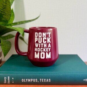 Indigo "Don't Puck With A Hockey Mom" Mug ~ Maroon ~ New